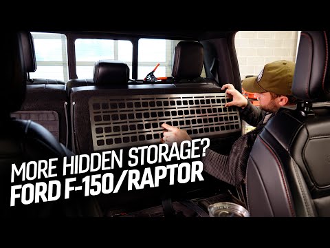 MORE Hidden Storage? Prototyping Ford F-150/Raptor Under Seat MOLLE Panels!