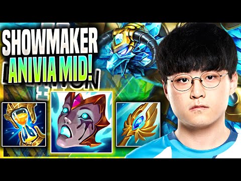 SHOWMAKER TRIES ANIVIA WITH NEW ITEMS! - DWG ShowMaker Plays Anivia Mid vs Lucian! | Season 11