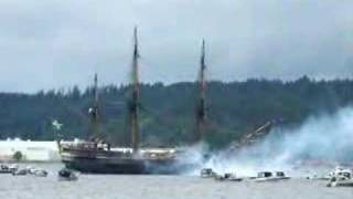 preview picture of video 'Ostindiefararen Götheborg i Uddevalla 2007-07-09'