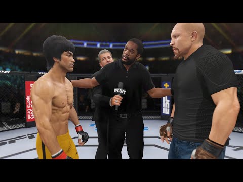 Bruce Lee vs. Steve Austin - EA Sports UFC 4 - Epic Fight 🔥🐲