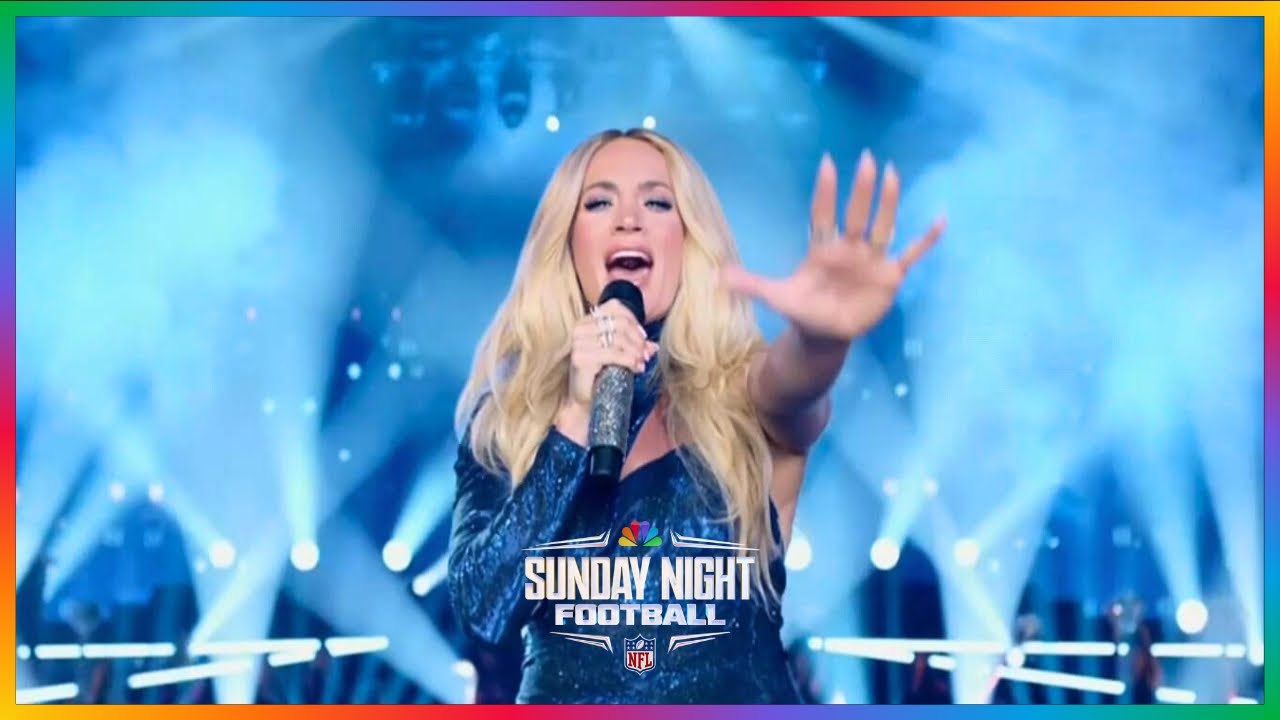 NBC Sunday Night Football 2025 Theme - Carrie Underwood “Waiting All Day For Sunday Night”