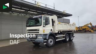 DAF CF 300 6X4 10m3 3-way topper Steel suspension Big-Axle Automatic volquete | Imagen 4 - Autoline