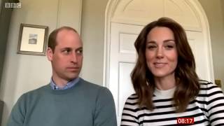 video: Duke and Duchess of Cambridge reveal royal life under lockdown - and worries for the Queen