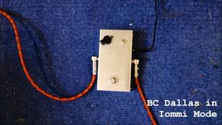 Video thumbnail for BC Dallas Treble Booster Prototype "Iommi Switch" by GMR spares
