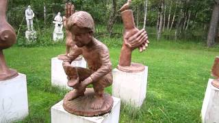 preview picture of video 'Matti Lepistö Sculpture Park'