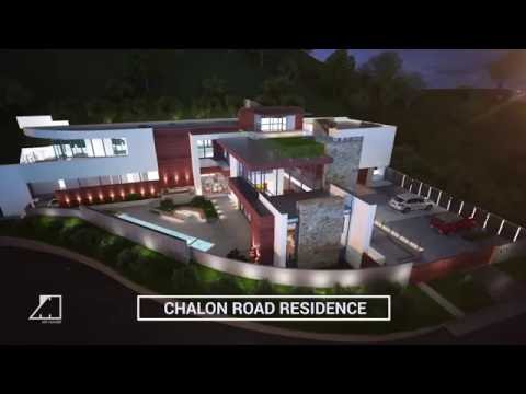 3D walk-through, LA , Beverly Hills, Chalon Road Residence