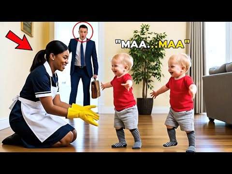 Billionaire’s Twins Were Born Paralyzed And Couldn’t Speak, What He Saw The Maid Doing Shocked Him