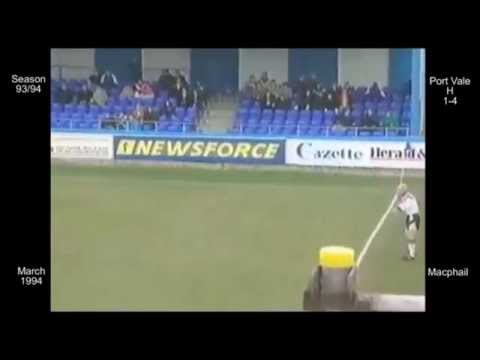 1993 - 1994 Hartlepool FC 35 L Port Vale - MacPail