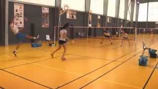 preview picture of video 'Tournoi de Carquefou 2014 - Badminton'