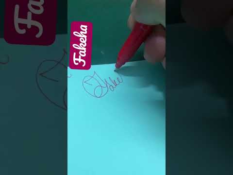 Fakeha name sign on demand #shorts #viral #signatureshub #whatsappstatus #namesign #satisfying