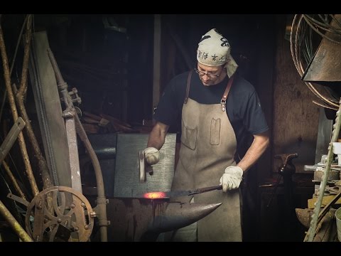 TLDW #1 - Full Process: Forging a Shear Steel Tanto Blade - Historical Knife Making