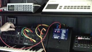 Video thumbnail for Boss DR-220 + Korg MS-10 + MFB step64 sequencer by Dr Ralf Madness