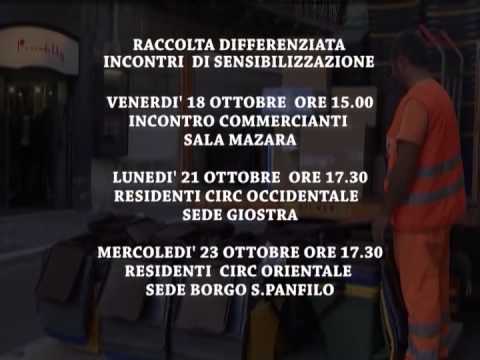 ONDA TG 16.10.2013 - SULMONA: RACCOLTA DIFFERENZIATA CIRCONVALLAZIONE E VILLA COMUNALE