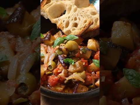 Eggplant Season, Let's make Caponata! #eggplant #cookingathome #easyrecipes #fallrecipes