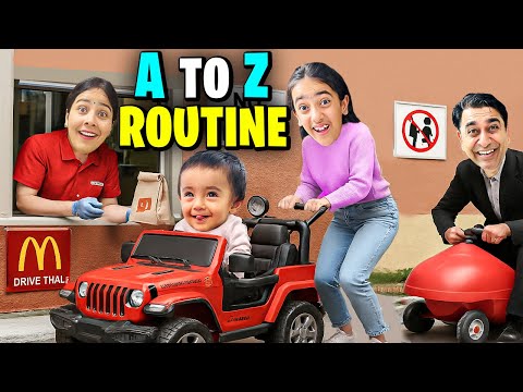 A to Z ROUTINE Challenge | DAILY ROUTINE in ALPHABETICAL ORDER!! @SamayraNarulaOfficial