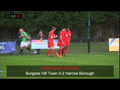 Burgess Hill Town 0-5 Harrow Borough 26/08/15 - MATCH HIGHLIGHTS