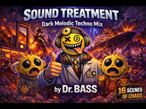 Dark Melodic Techno Sound Treatment by Dr. BASS Pt.1 | 13 Scenes of Chaos & Emergency Rave Therapy