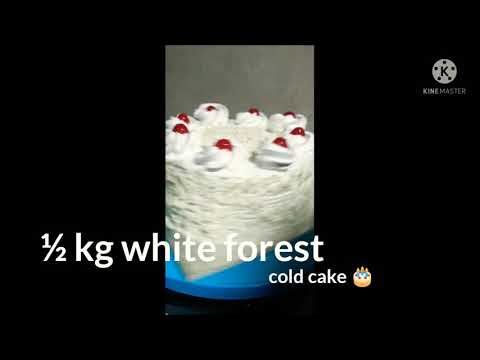 | ½ white forest cold  cake 🎂| Shravani | Shravani Bhandurge | cake recipe |