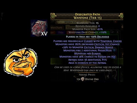 I Ran 150% Delirium Maps So You Don't Have To