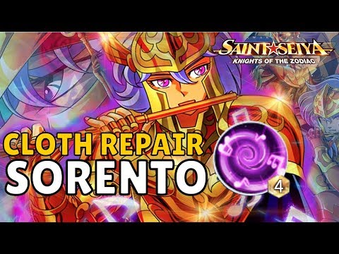 SORENTO CLOTH REPAIR! 500% COSMIC DANO - SAINT SEIYA AWAKENING