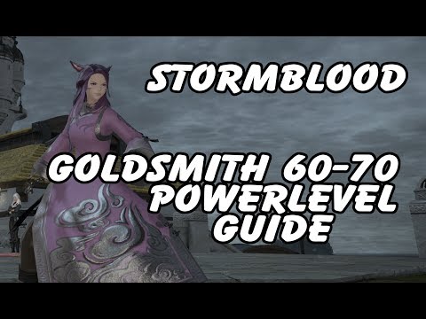 FFXIV Goldsmith 60-70 Powerlevel Guide - Leves, Collectables & Resources