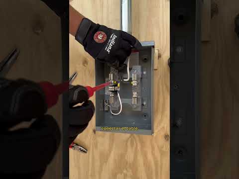 COMO HACER LA INSTALACIÓN DE 220 VOLTS DE UNA BASE PARA MEDIDOR DE CFE #electricista #trabajo
