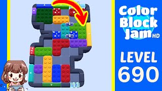 Soluzione del Livello 690 di Color Block Jam