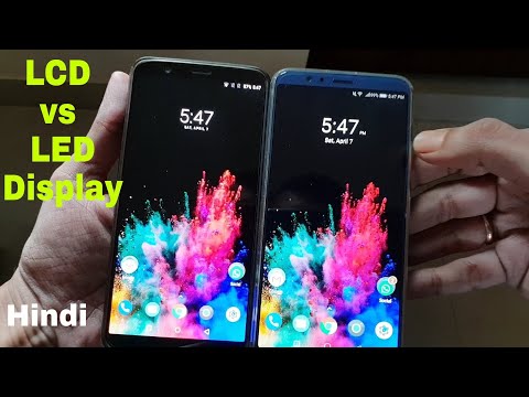 Lcd vs led smartphone display