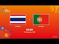 Thailand V Portugal FIFA Futsal World Cup 2021 Full Match