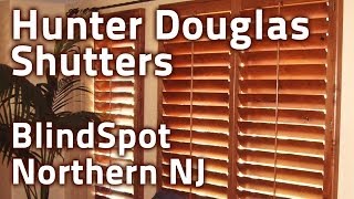 preview picture of video 'The Blind Spot NJ - Hunter Douglas Shutters (Window Treatments & Coverings)'