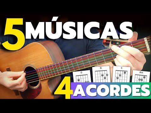 5 Músicas FÁCEIS em SOL - Pra Tocar No Churrasco - Renan Zimmer