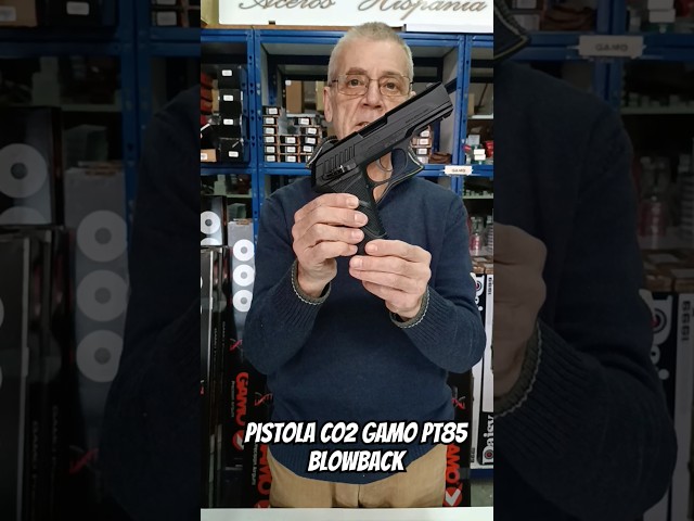 Vídeo relacionado con GAMO Pistola PT-85 BLOWBACK Olive *Cargador 62120US001SP 4,5 Unisex Adultos