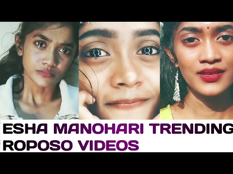 Esha Manohari New Trending Roposo Emotional Videos 2020||Just Time Pass||