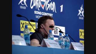 Brinck - Believe Again - from Press conference - Denmark - Eurovision Song Contest 2009