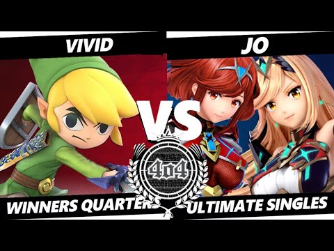 4o4 Smash Night 93 - YMHB| Kidfrompopeyes (Toon Link) vs EVC| jo (Mythra, Pyra) - Winners Quarter