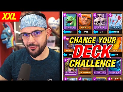 SCUSATE... 1 Ora e 20 di CLASH ROYALE - Change Your Deck Challenge XXL
