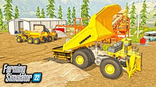PURCHASING A GIANT HAUL TRUCK FOR THE GOLD MINE! (GOLD MINING OPERATION!) | FARMING SIMULATOR 22