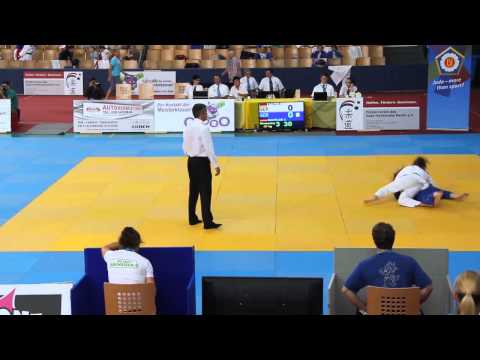 ECJ Berlin 2014 -57 kg Eliminatory Stoll (GER) - Wappler (GER)