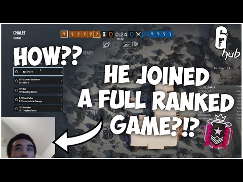 Joining Into A Full Ranked Game?!? *NEW BUG* | Rainbow Six: Siege Twitch Clips