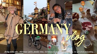 TRAVEL VLOG | a week in Germany, delta one, christmas spirit, wholesome vlog, got food poisoning