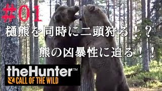 ゲーム実況 面白い「二頭の樋熊を精密射撃？」[theHunter: Call of the Wild][steam] #1