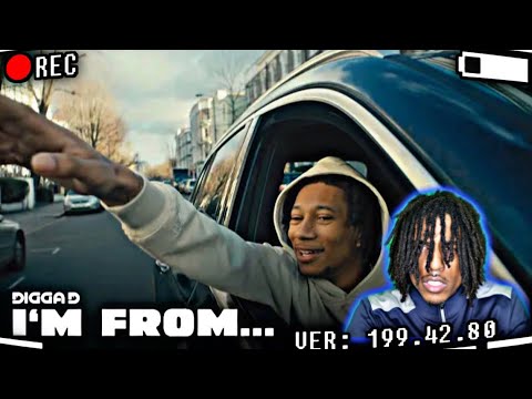 AMERICAN REACTS TO UK DRILL: Digga D - I’m From… (Official Video)
