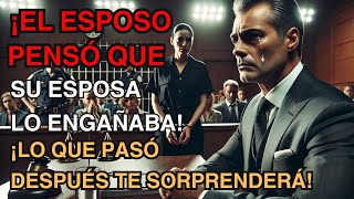¡El esposo pensó que su esposa lo engañaba! ¡Lo que pasó después te sorprenderá! #Infidelidad
