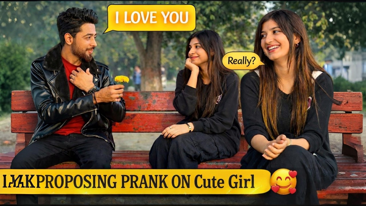 Will you Marry Me || Prank on Cute Girl || BY AJ-AHSAN ||