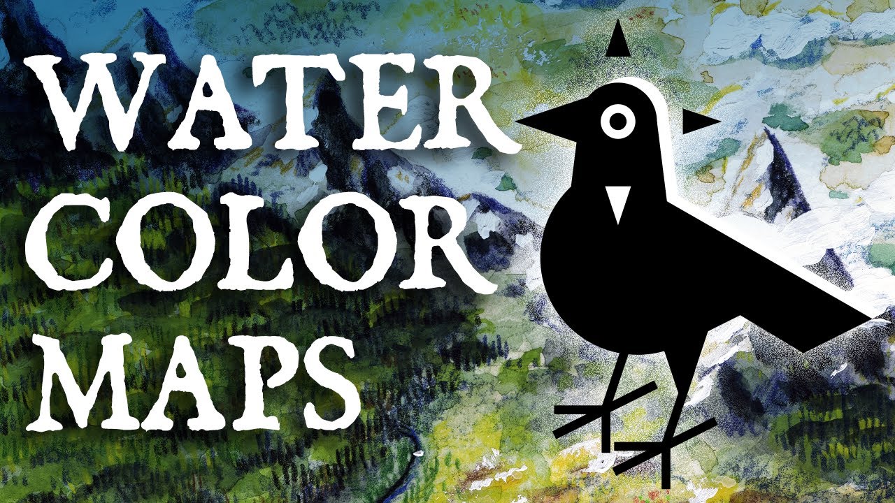 A Coward's Guide to Watercolor Maps