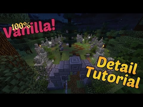 Minecraft Detail Tutorial : Spooky noises (audio detail) : 100% Vanilla!