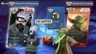 Download lagu MERINDING !! TOP GLOBAL HAYABUSA NABRAK GLOBAL No.4 CYCLOP 14 RIBU MATCH GILA JAGO BANGET !? -MLBB mp3