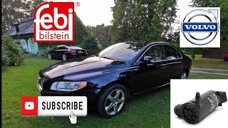 Volvo P3 S80 2007. WINDSCREEN (windshield) washer pump replacement #volvo #automobile #diy