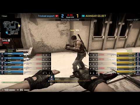 ESports - CS:GO, AVANGAR vs Tricked, DreamHack Open Summer 2019 (16th of June 2019), Mirage - Map 2
