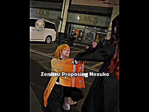 Zenitsu is cooked 💀 | Confess your love funk #cosplay #animeedits #shorts #demonslayer